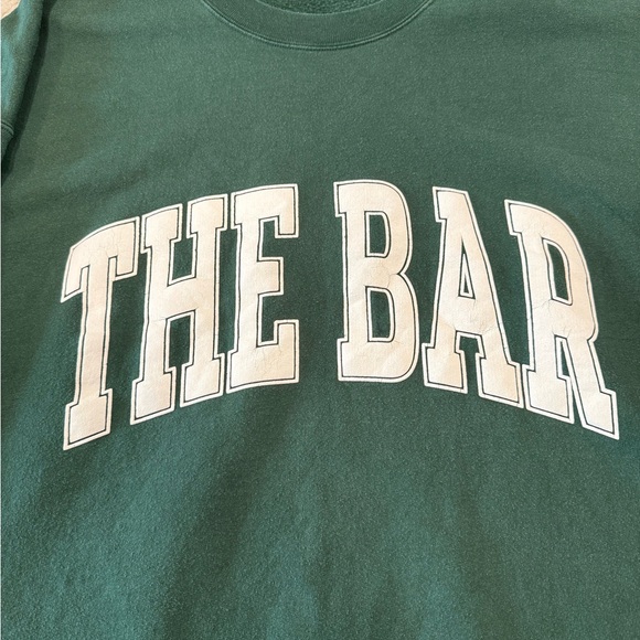 The Bar Varsity Sweatshirt - Hunter Green - Size XXL - Picture 5 of 6